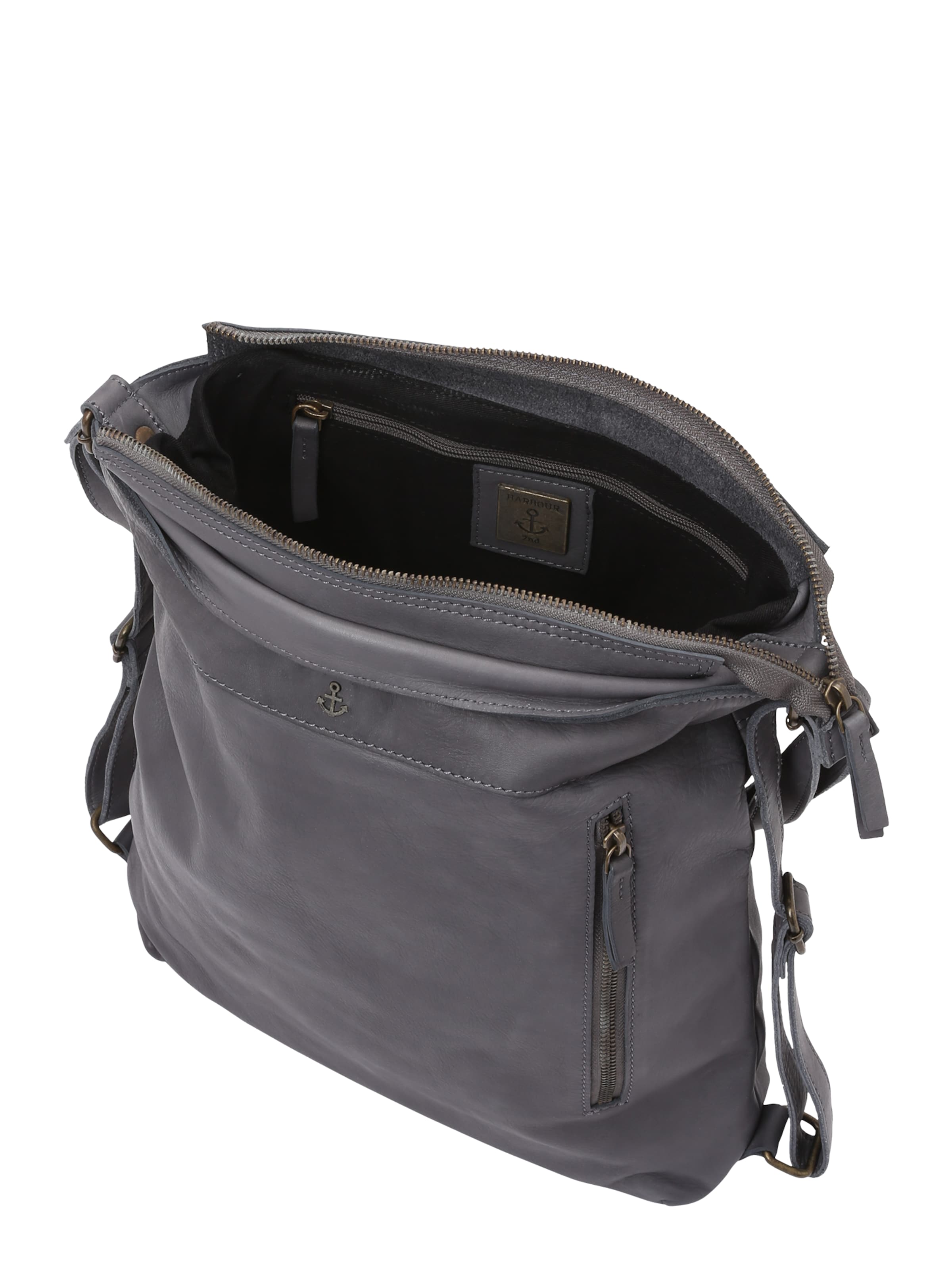Harbour 2nd - Bolso de hombro 'Nora' en gris: arriba