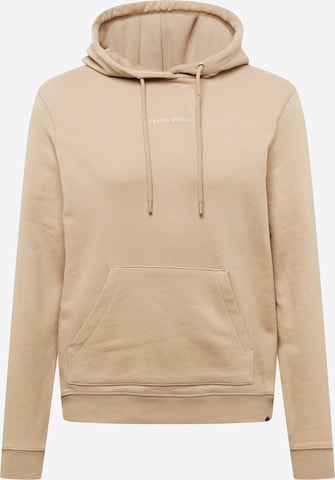 Sweat-shirt 'Sinius' Casual Friday en beige : devant