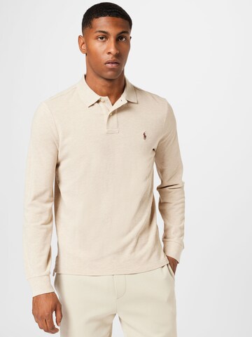 T-Shirt Polo Ralph Lauren en beige : devant