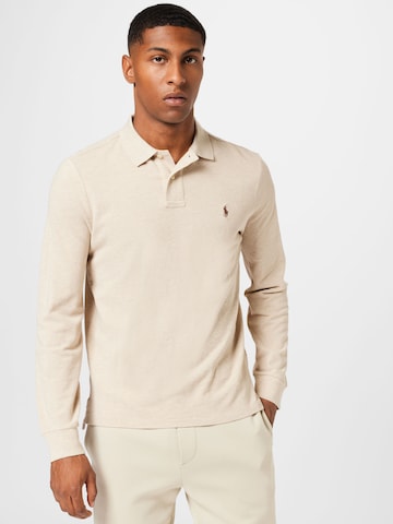 T-Shirt Polo Ralph Lauren en beige : devant