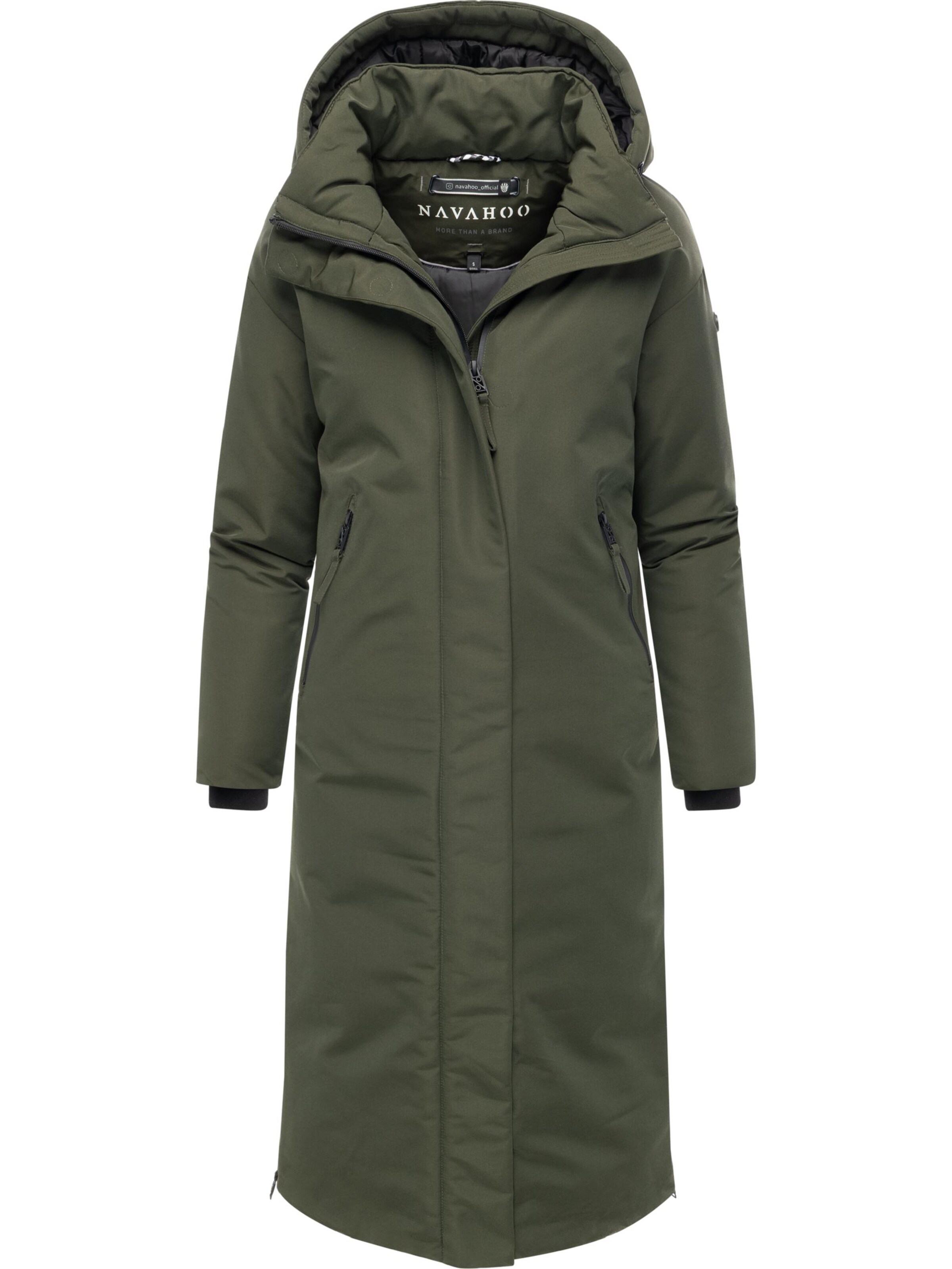 NAVAHOO Wintermantel 'Schneewächter 14' in Groen