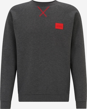 HUGO Red Sweatshirt in Grijs: voorkant
