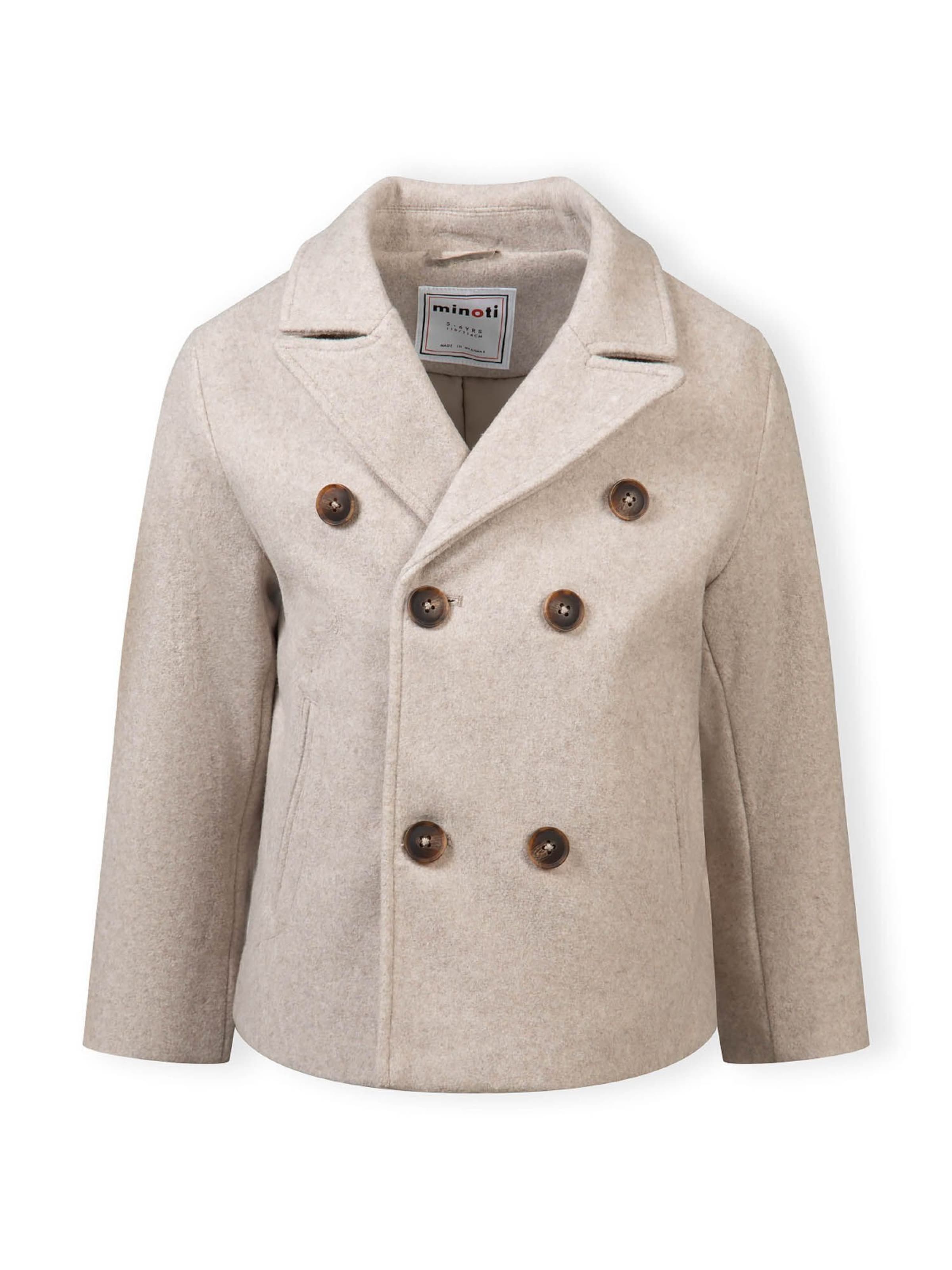 MINOTI Kabát - Sivá: predná strana