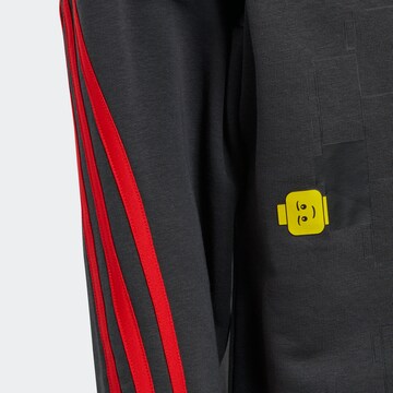 ADIDAS PERFORMANCE Athletic Zip-Up Hoodie ' adidas x Classic LEGO® ' in Grey