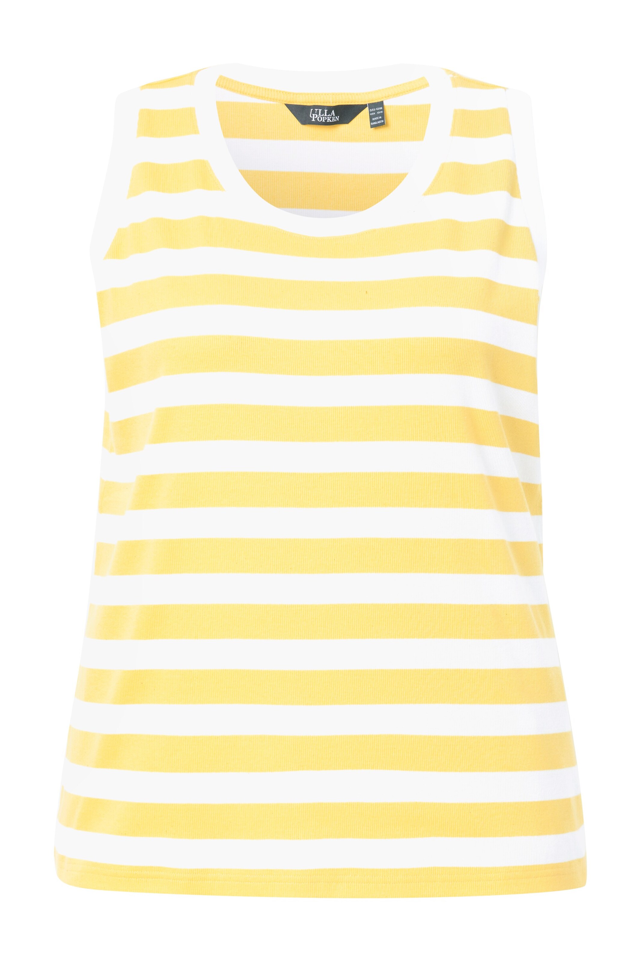 Ulla Popken Top in Geel: voorkant
