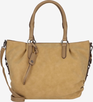 Cabas 'Bruna' TOM TAILOR en beige : devant