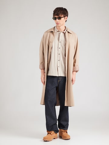 TIMBERLAND Comfort Fit Риза в кафяво