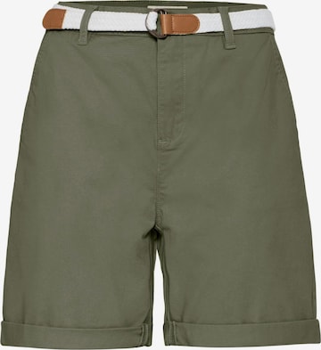 Oxmo Chinoshorts inkl. Gürtel in Grün: Vorderseite