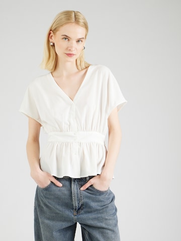 VILA - Blusa 'MATHILDE' en blanco: frente