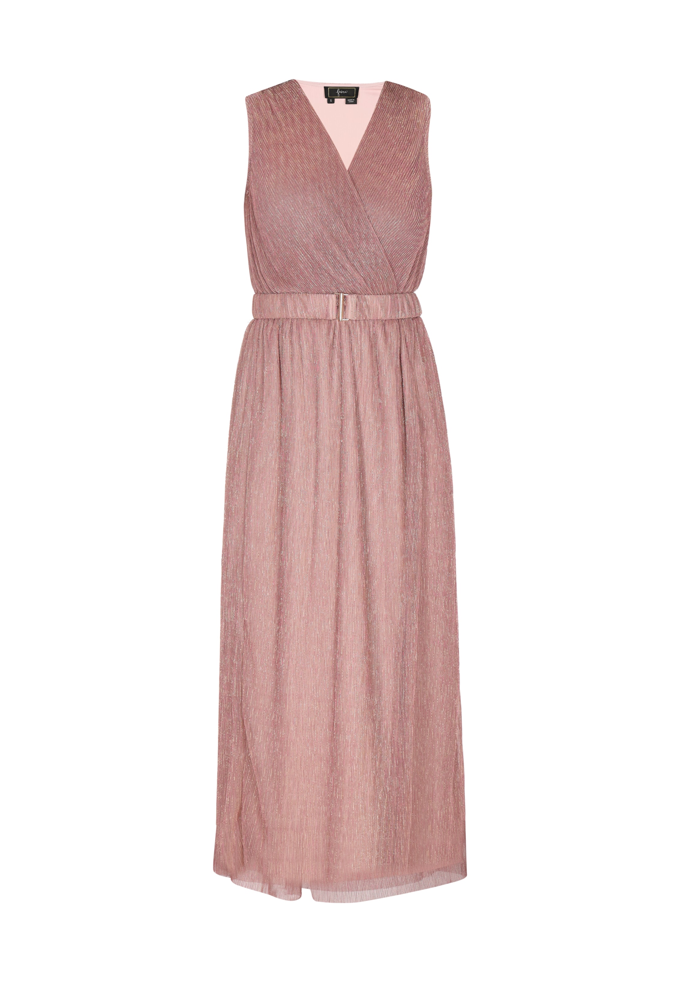 rožinė faina Vakarinė suknelė: priekis