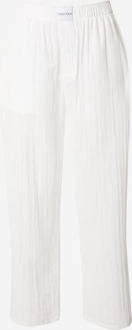 Calvin Klein Underwear Regular Pajama Pants in White: front