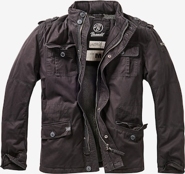 Brandit Between-season jacket in Black: front