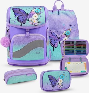 Belmil Backpack in Purple: front