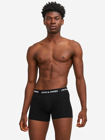 JACK & JONES Boxer shorts 'Solid' in Black: front