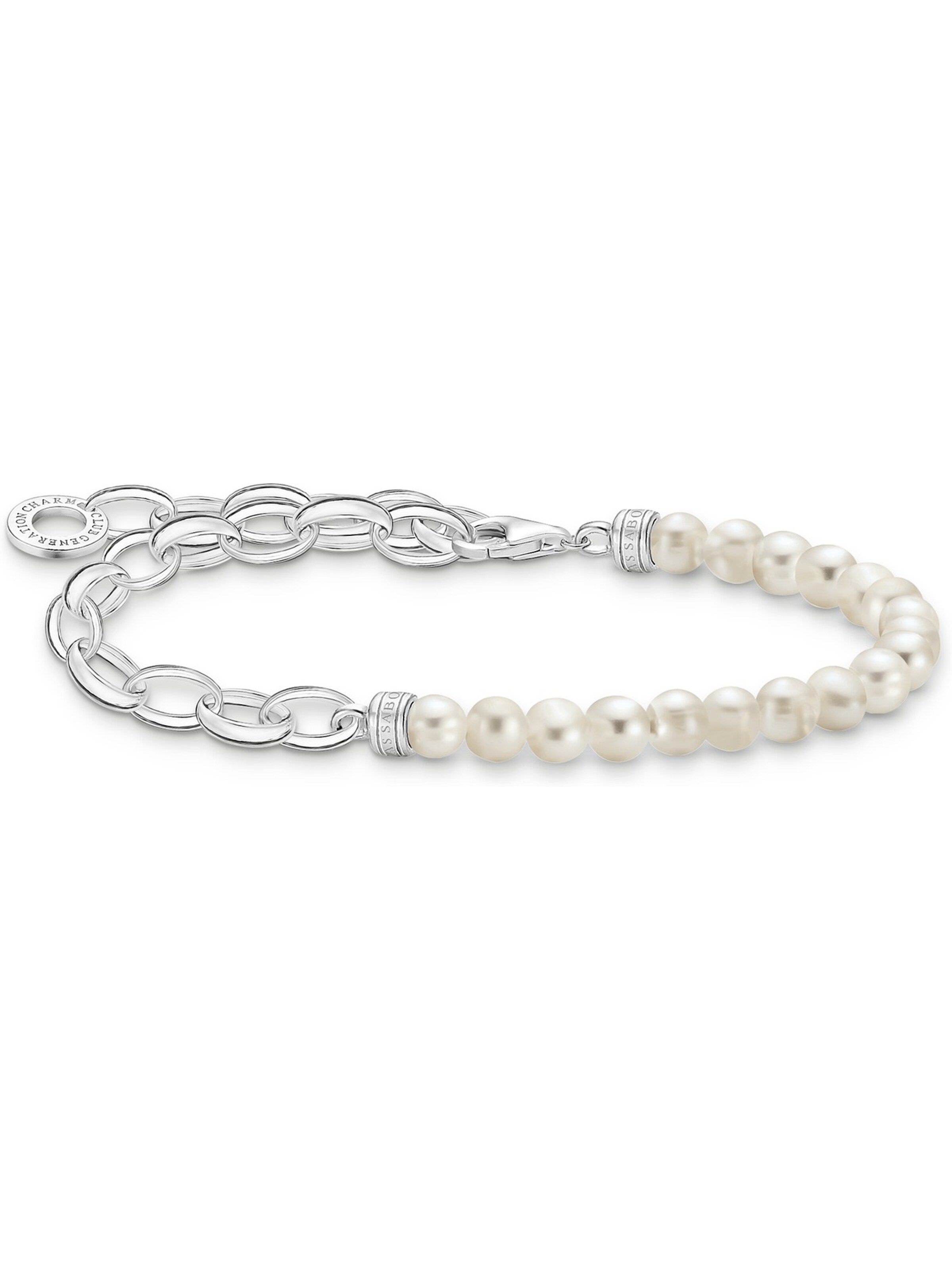 Thomas Sabo Armband in Weiß: Vorderseite