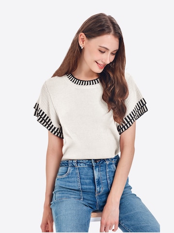 Imily Bela Pullover i hvid