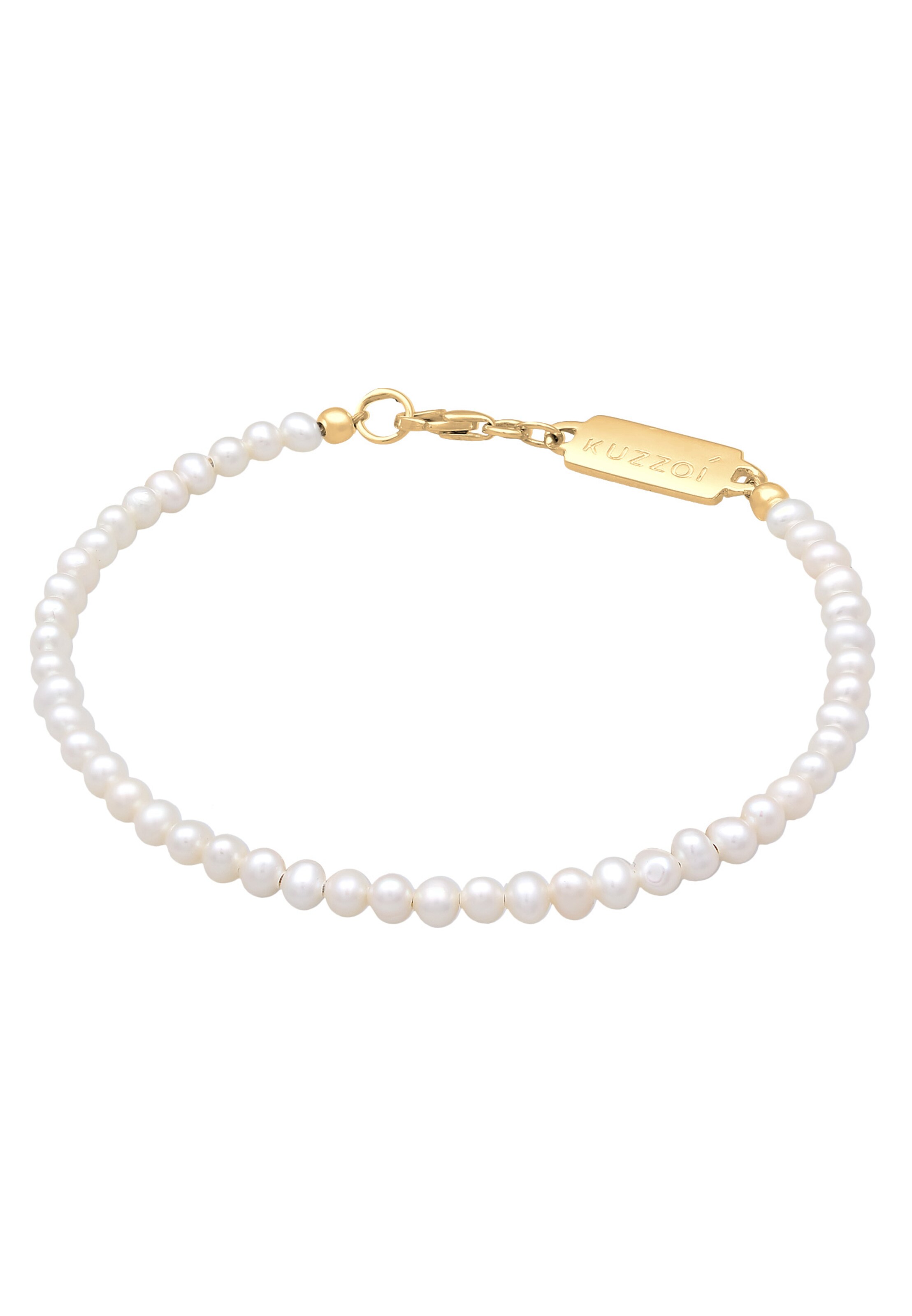 Bracelet KUZZOI en blanc : devant