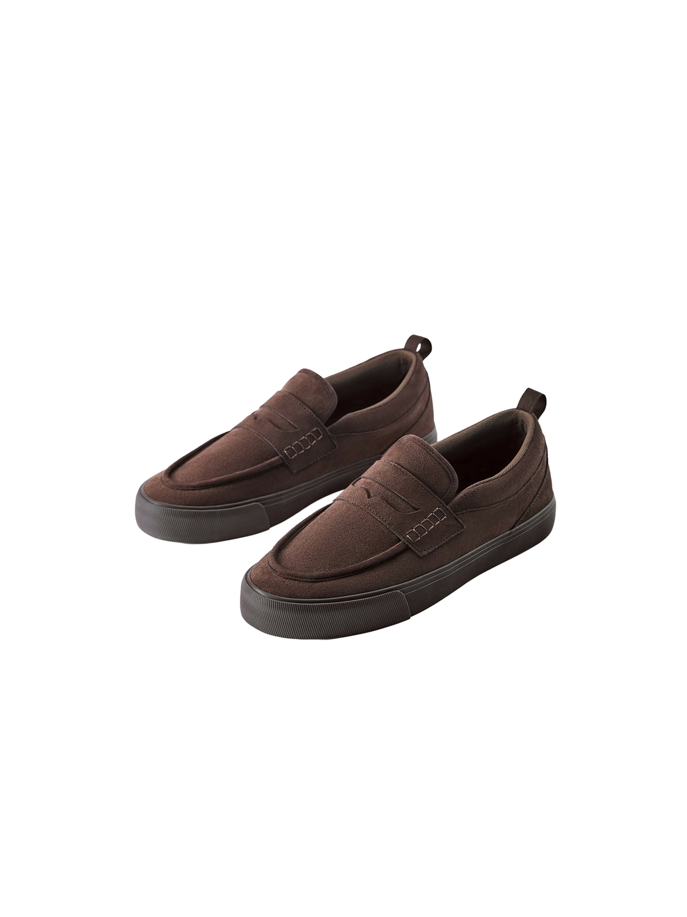 Pull&Bear Slipper – hnědá