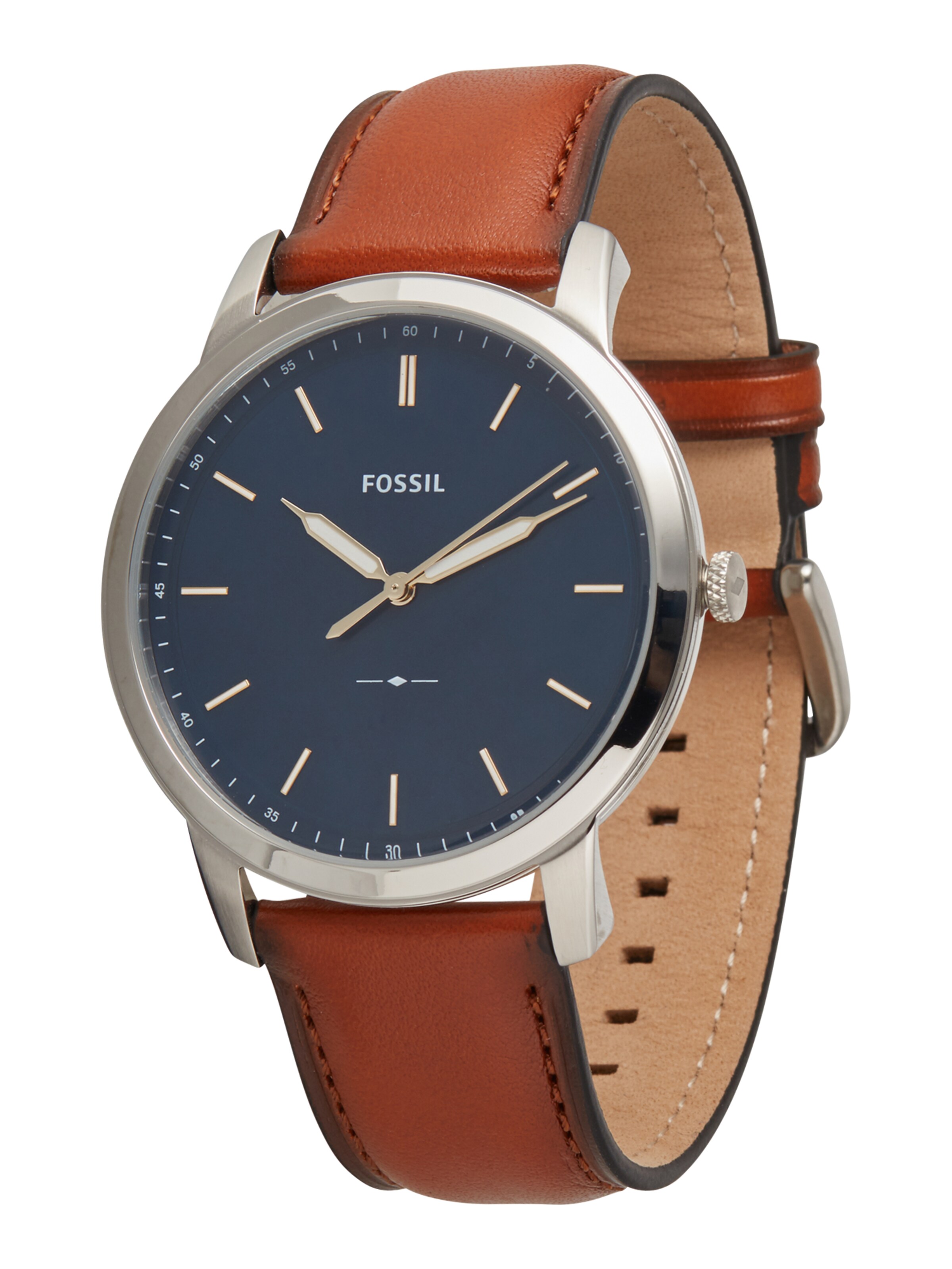 FOSSIL Uhr 'The Minimalist 3H' in Braun