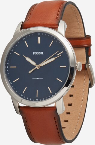 FOSSIL Analog klocka 'The Minimalist 3H' i brun