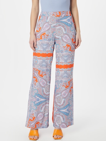 Wide leg Pantaloni di Emily Van Den Bergh in arancione: frontale
