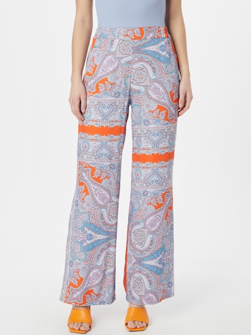 Wide Leg Pantalon Emily Van Den Bergh en orange : devant