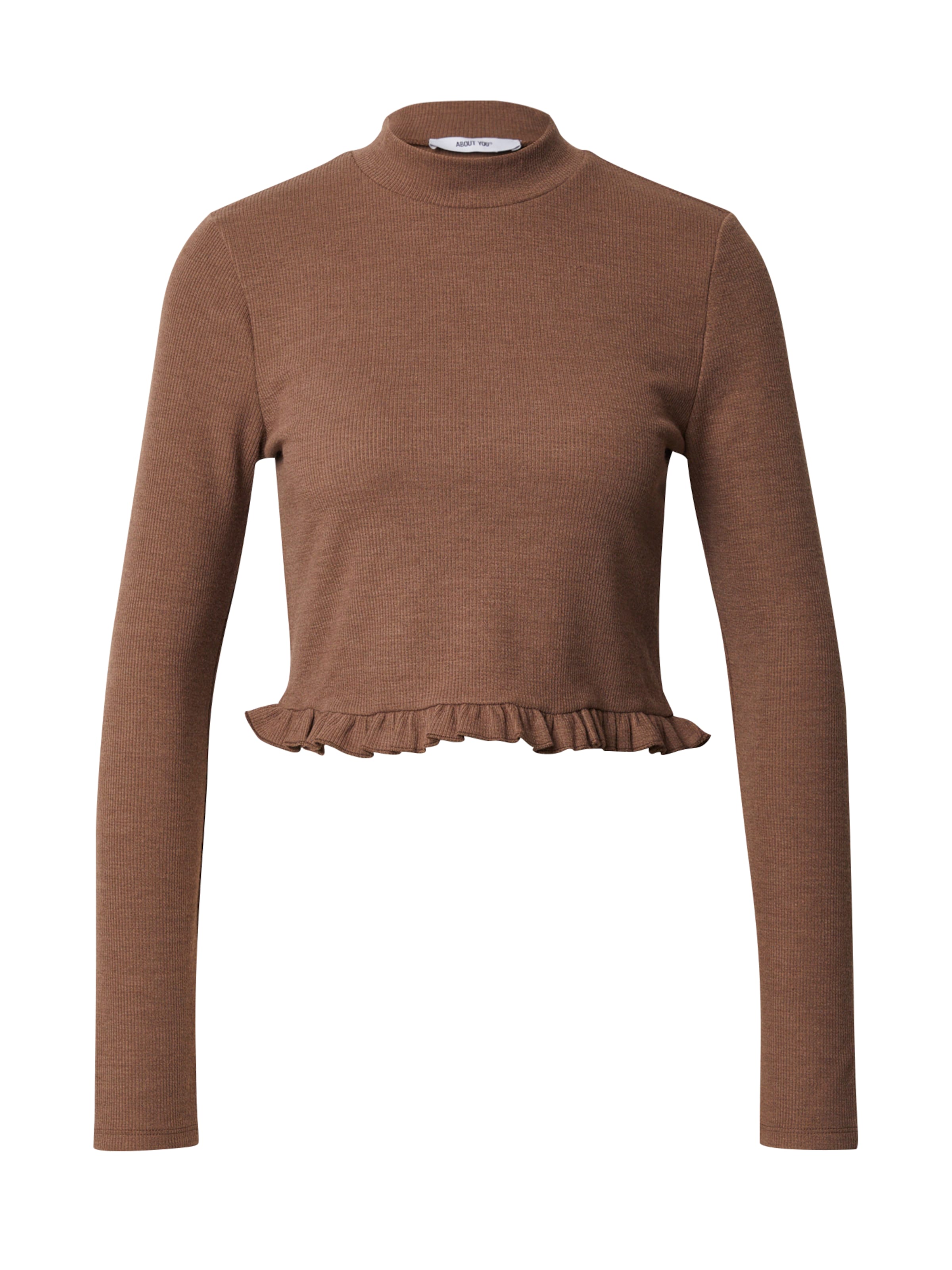ABOUT YOU Μπλουζάκι 'Elmira' σε καφέ: μπροστά