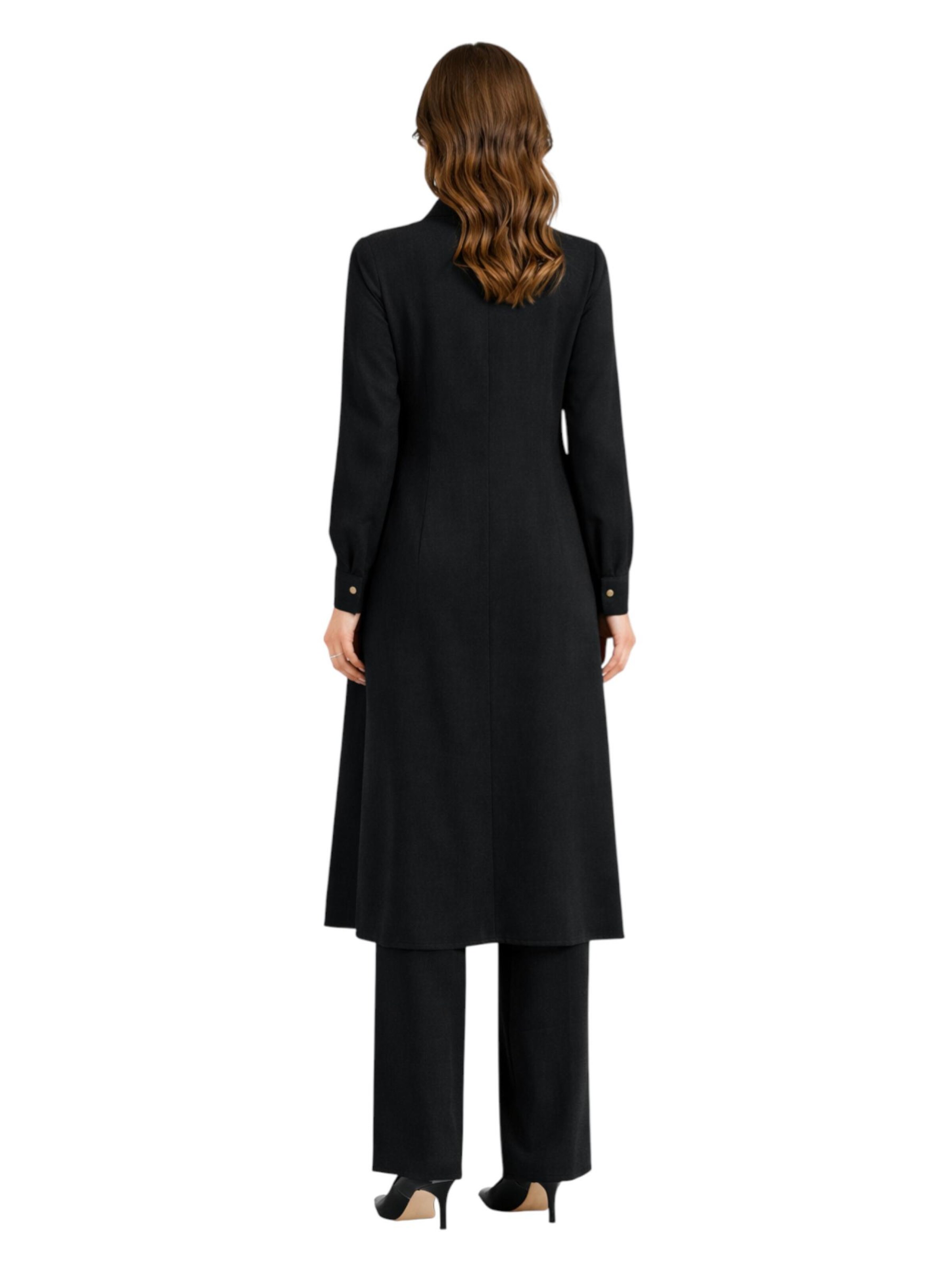 Tunique 'LeaLinen' fashionshowcase en noir