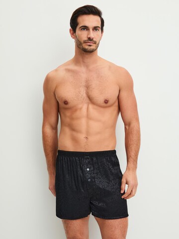 Boxers 'Woven Jacquard' CALIDA en noir
