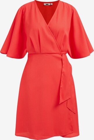 WE FashionLjetna haljina - crvena boja: prednji dio