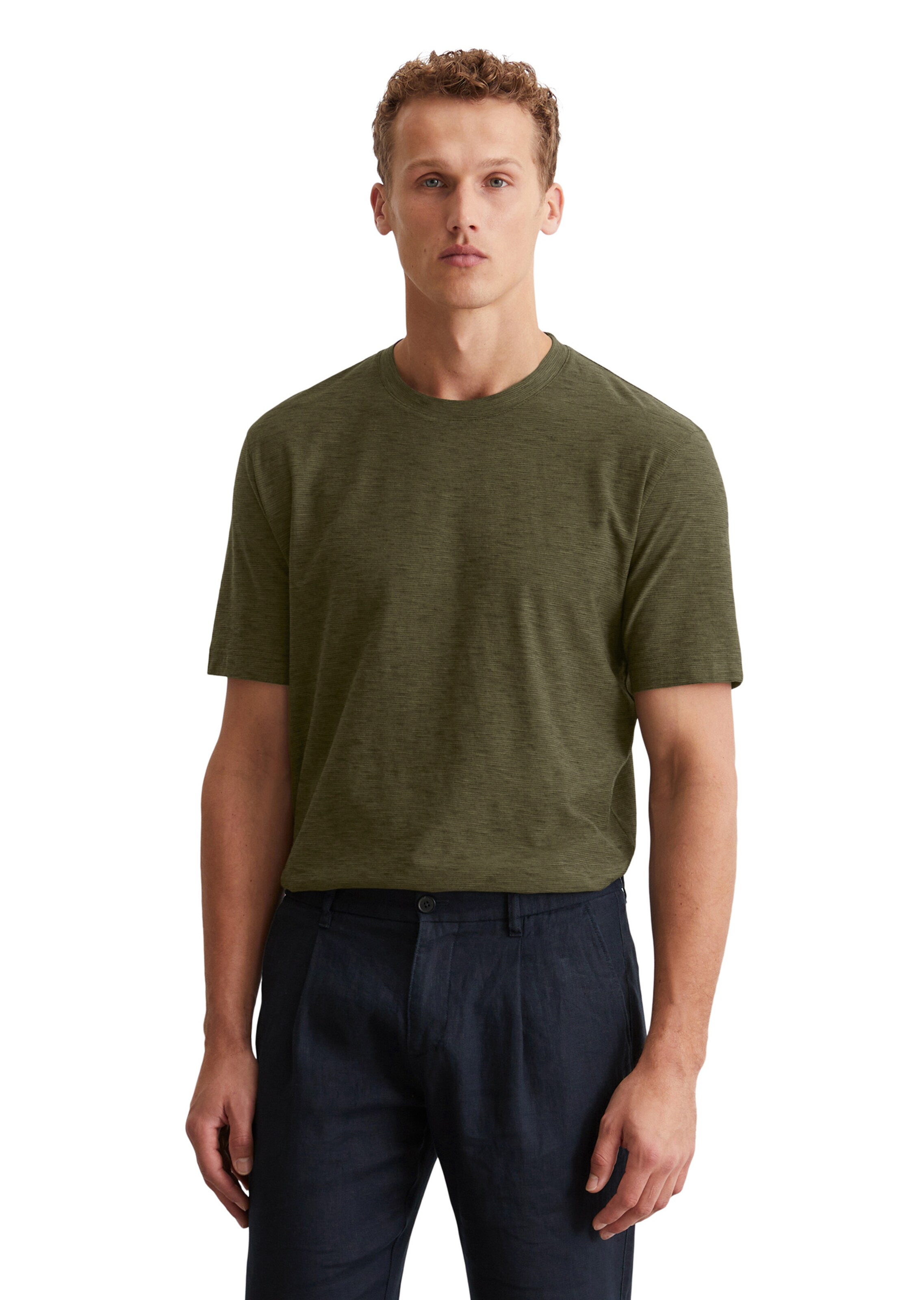 Marc O'Polo T-Shirt in Grün: Vorderseite