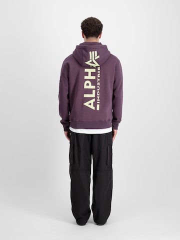 ALPHA INDUSTRIES Mikina – fialová
