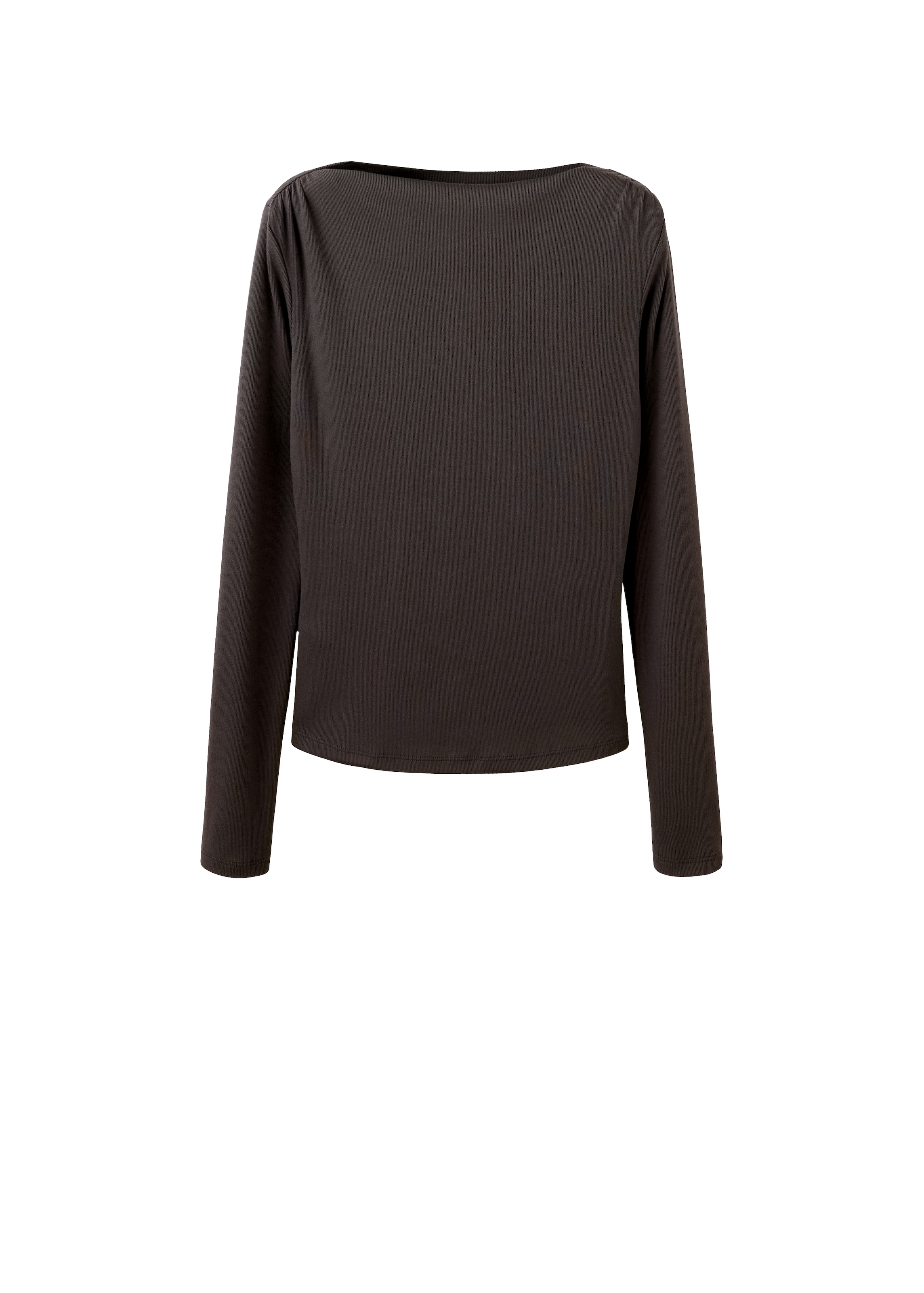 MANGO Camiseta 'LILOBAR' en S en chocolate, Vista del producto