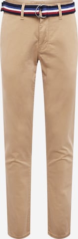 BLEND Regular Chino trousers in Green: front