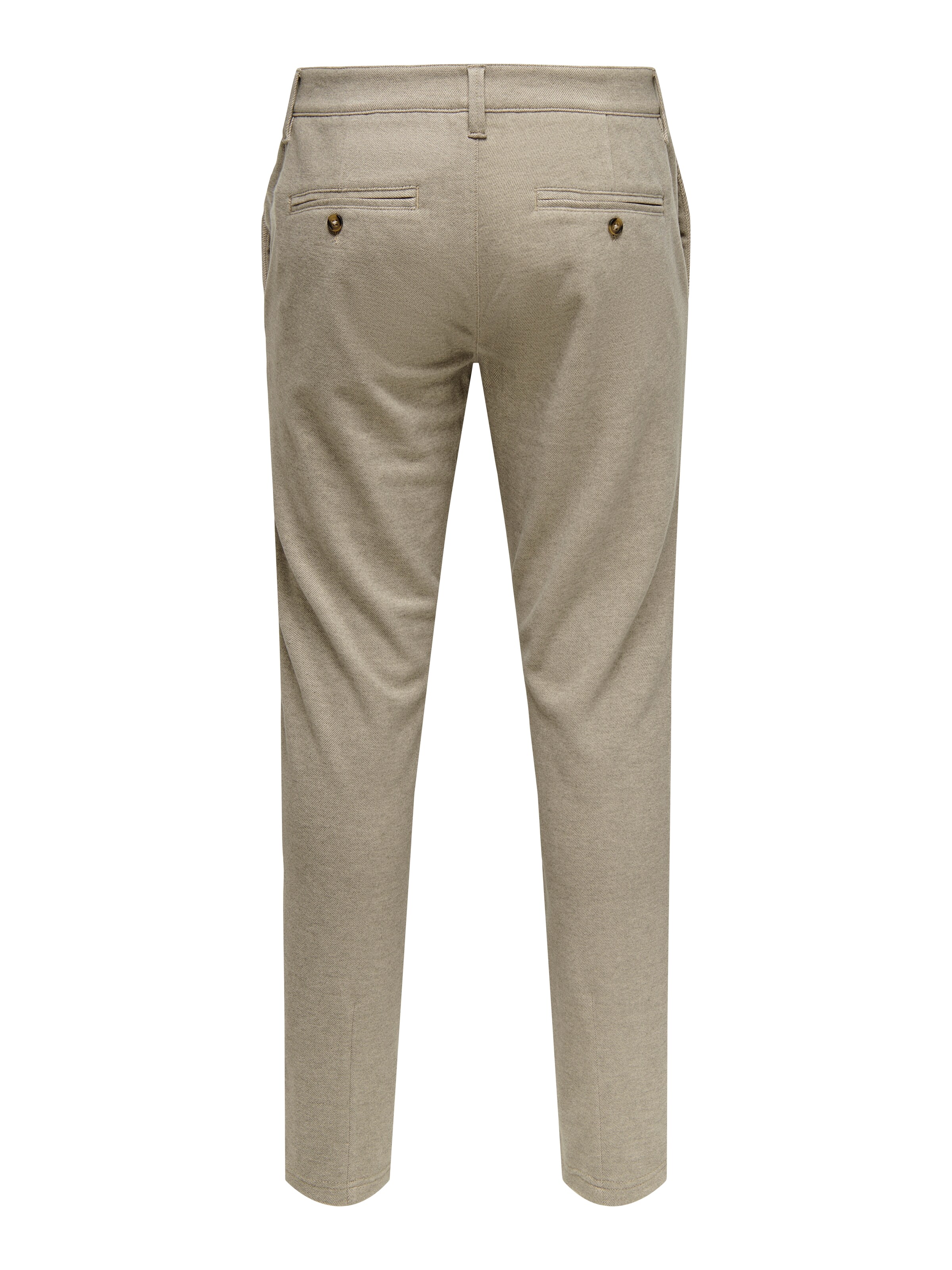 Slimfit Pantaloni chino 'ONSMark' di Only & Sons in beige