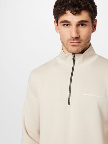 DENHAM Sweatshirt in Beige