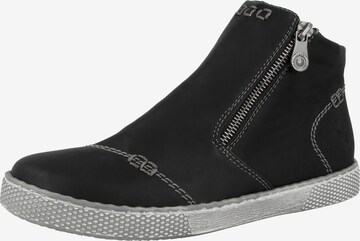 Bottines Rieker en noir : devant