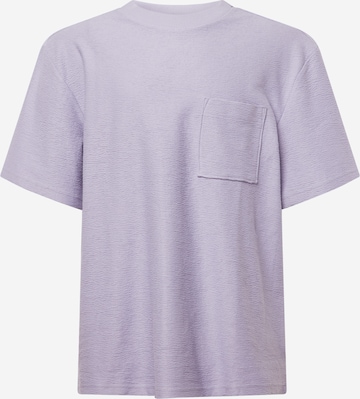 T-Shirt WEEKDAY en violet : devant