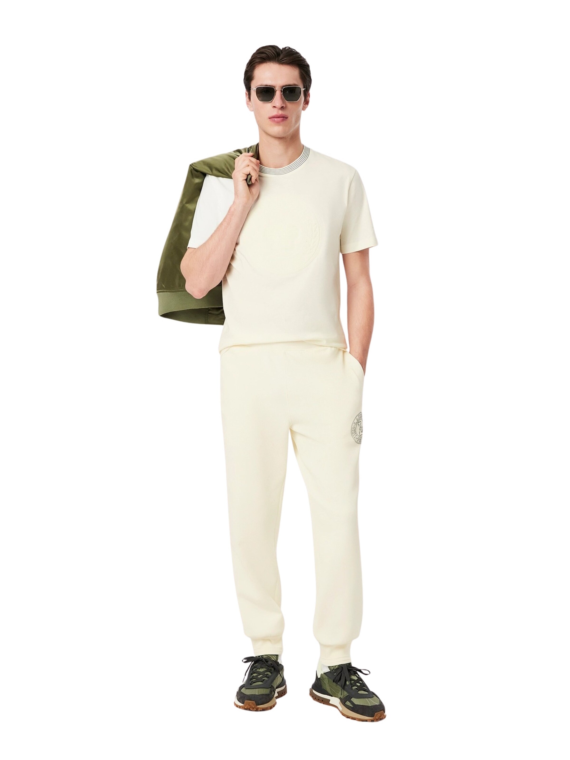 LACOSTE T-Shirt in Beige