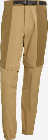 ADIDAS TERREX Outdoor trousers 'Xperior Utilitas Clima365' in Brown: front