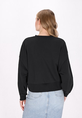 MYMO Sweatshirt 'Back To School' in Schwarz