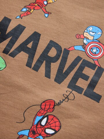 T-Shirt 'Marvel' Next en marron