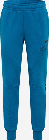 PUMA Pantalon de sport 'AMPLIFIED' en bleu ciel / noir / blanc, Vue avec produit