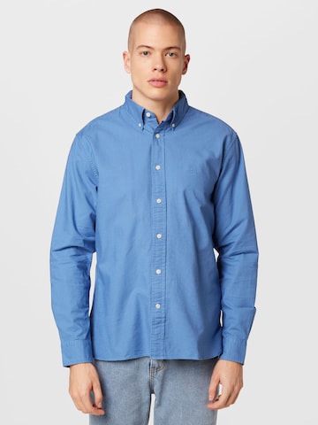Banana Republic Regular fit Overhemd 'OXFORD' in Blauw: voorkant