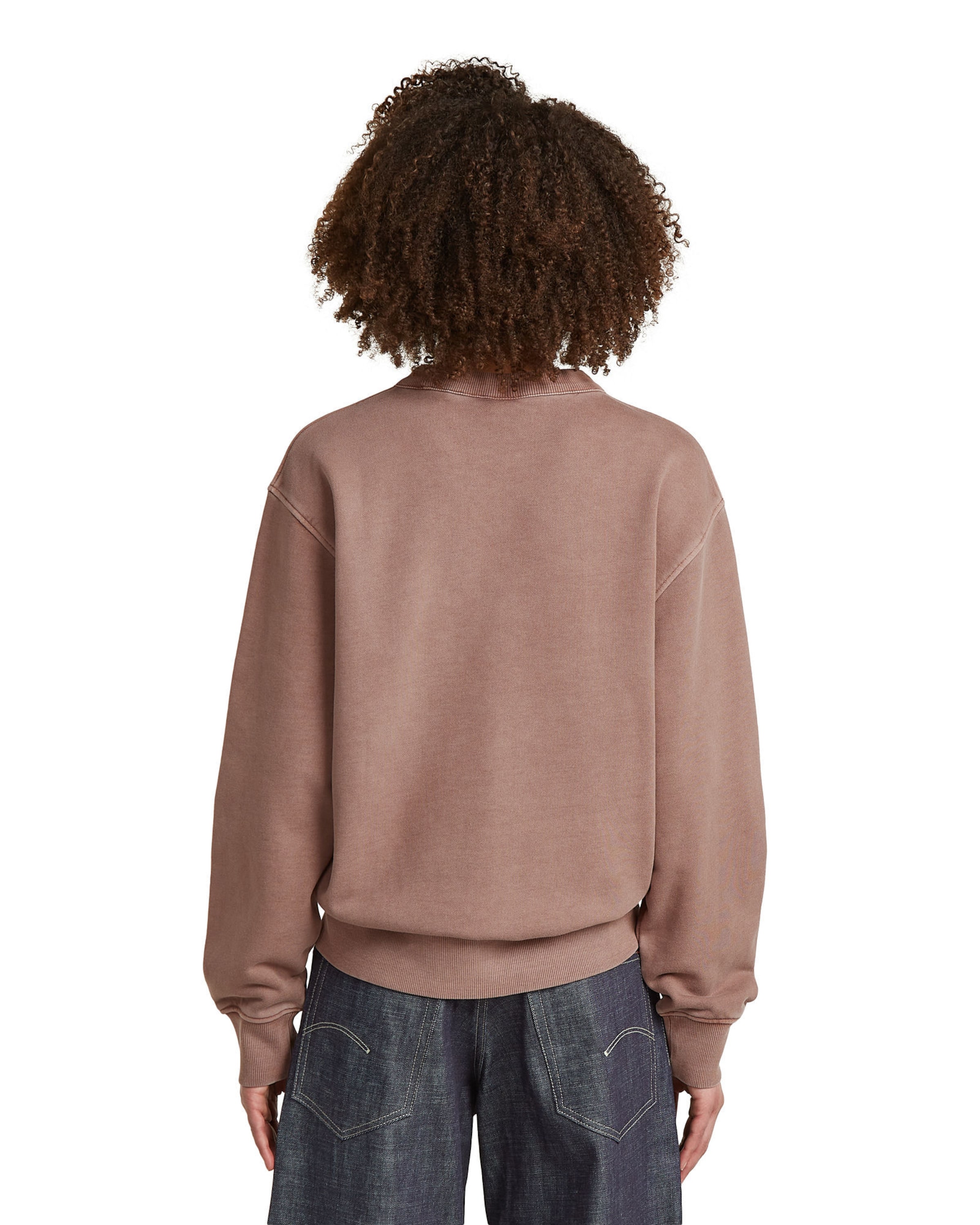 G-STAR Sweatshirt ' ' in Roze: voorkant