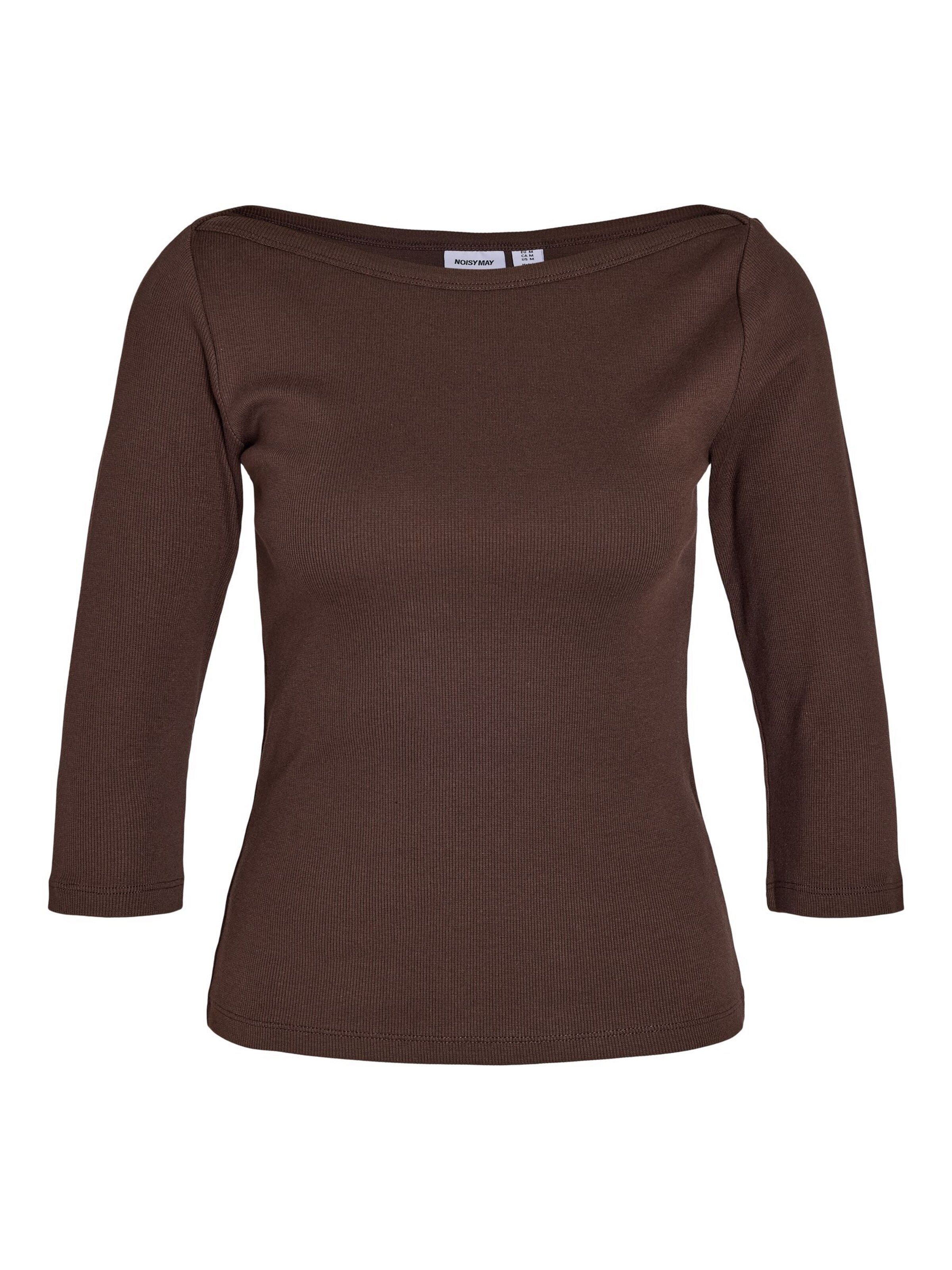 T-shirt 'NMMaya' Noisy may en marron : devant