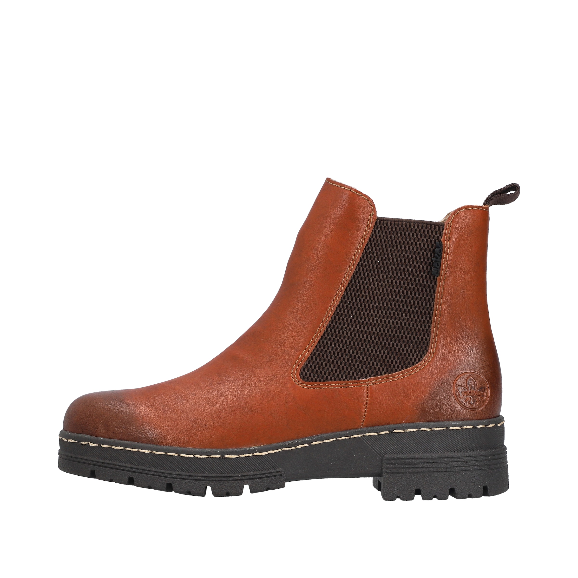 Ghete chelsea de la Rieker pe maro