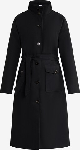 RISA Between-Seasons Coat 'Vanne' in Black: front