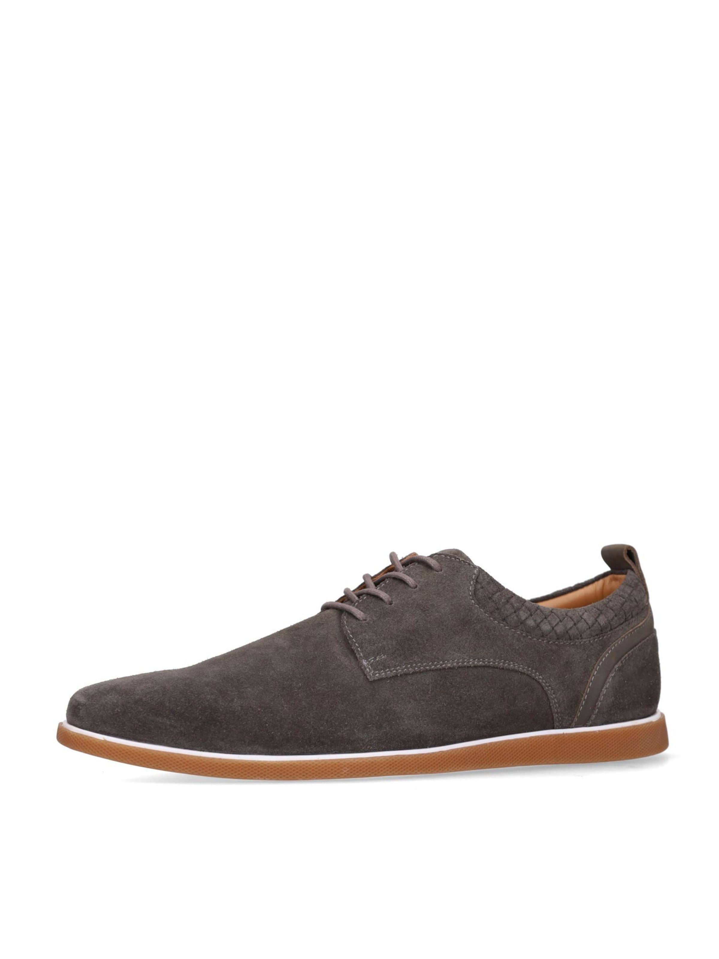 Chaussure à lacets no stress en vert : devant