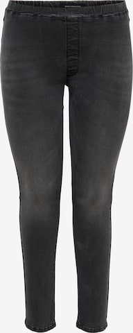 ONLY Carmakoma - Skinny Jeggings 'Laola' en negro: frente